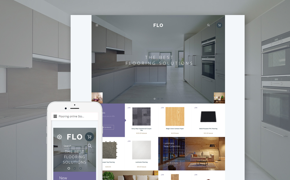 FLO OpenCart Template New Screenshots BIG
