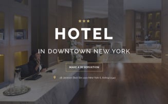 HOTEL - Travel Stylish HTML Landing Page Template
