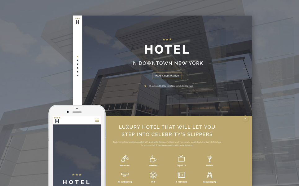 Hotels Responsive Landing Page Template New Screenshots BIG