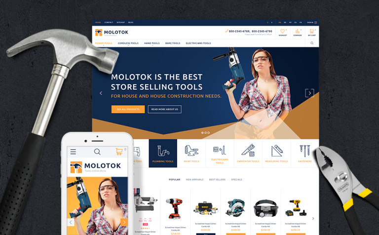 Molotok Responsive PrestaShop Theme Big Screenshot Molotok PrestaShop Theme Big Screenshot