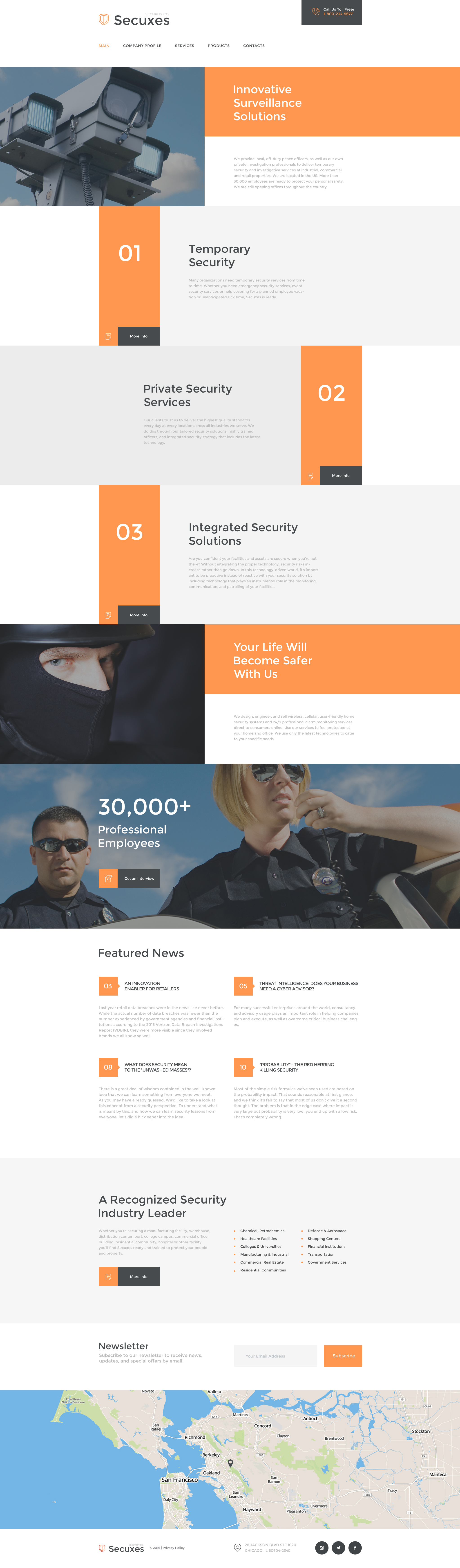 Responsive Secuxes Web Sitesi #58133 - Ekran resmi