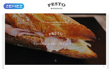 Pesto - Cafe and Restaurant Clean HTML Responsywne Szablon Landing Page Mały zrzut ekranu Responsywny szablon Landing Page Pesto - Cafe and Restaurant Clean HTML #58125