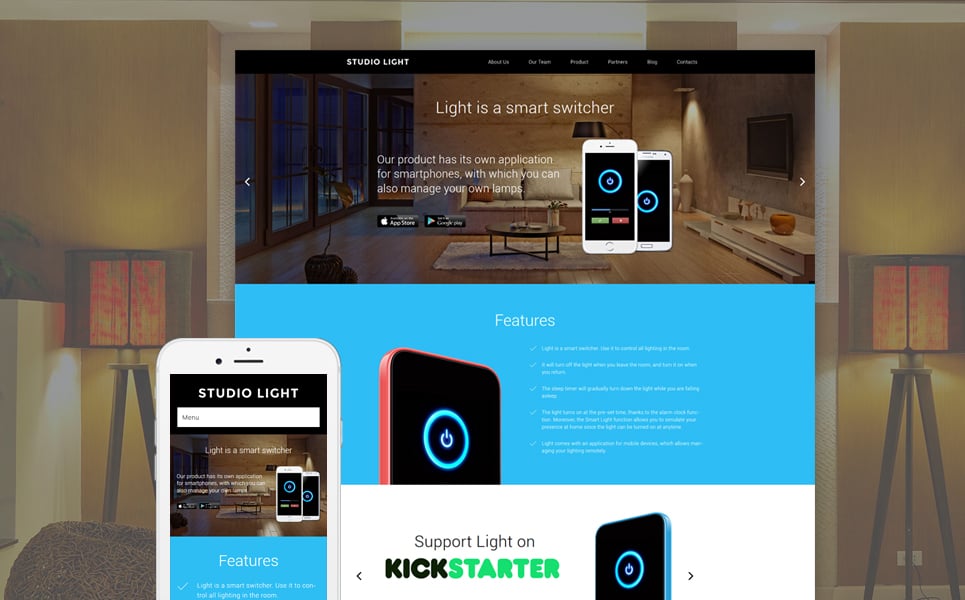 Studio Light WordPress Theme New Screenshots BIG