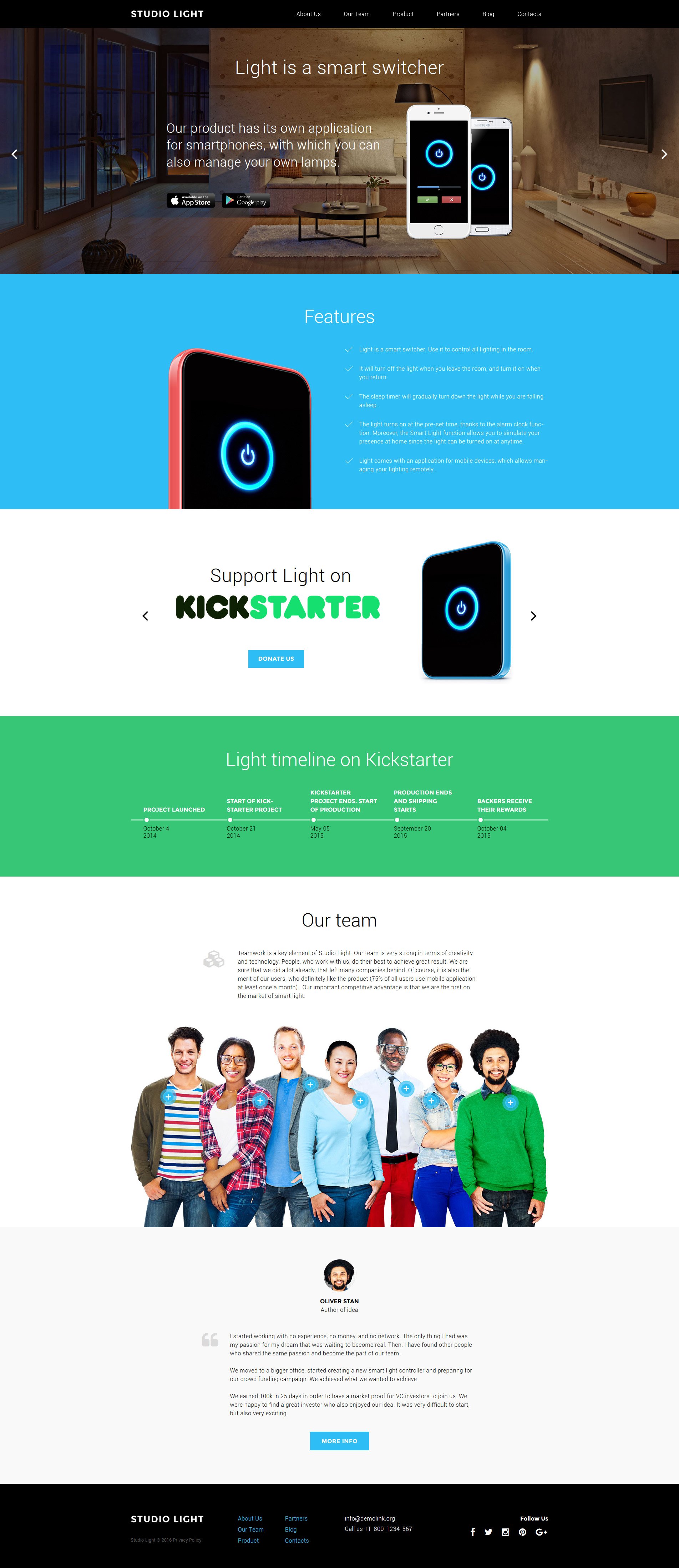 Tema De WordPress "Studio Light" #58187 - captura de pantalla