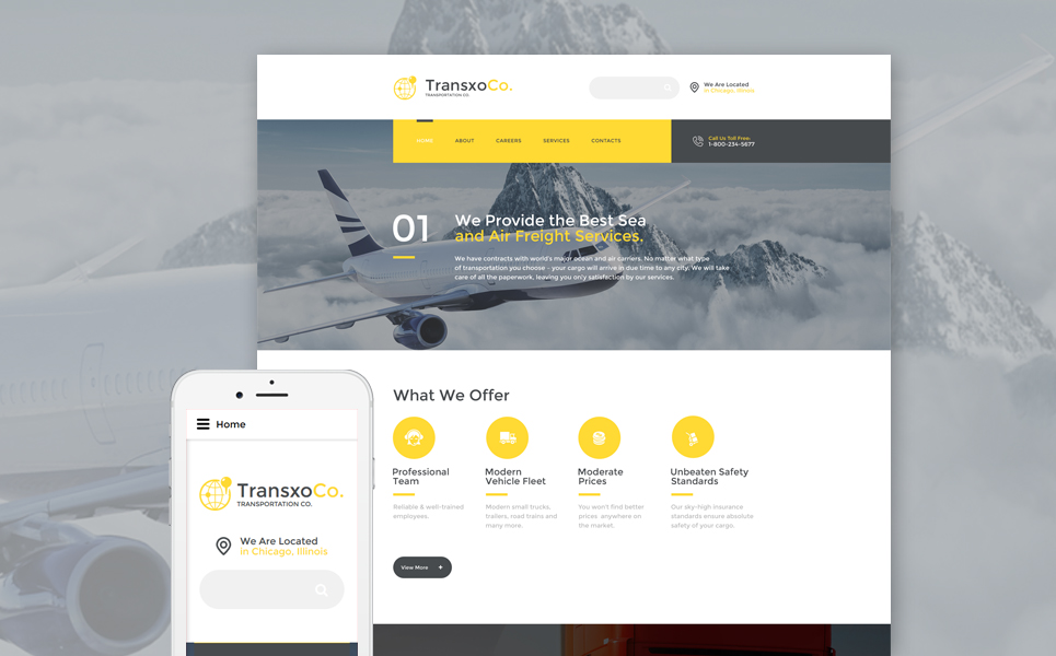 TransxoCo. Website Template New Screenshots BIG