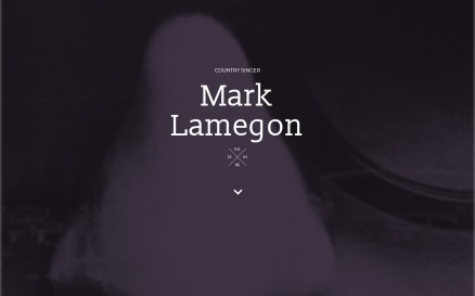 Music Landing Page Template
