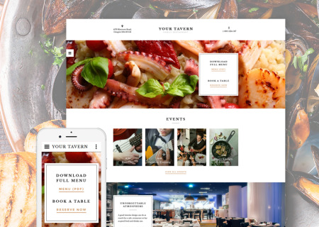 Cafe and Restaurant Responsive
