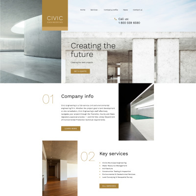 22  Best Civil Engineering Website Templates