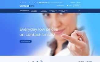 Contact Lens OpenCart Template