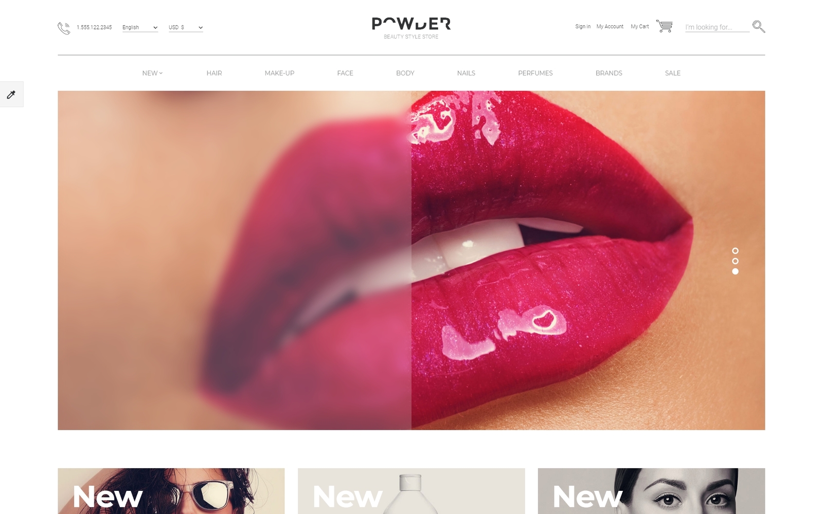 Cosmetics Store Responsive №58240