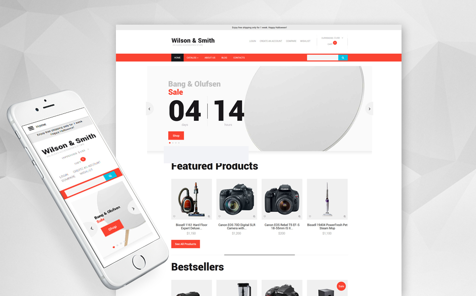 Electronics Store Responsive VirtueMart Template New Screenshots BIG