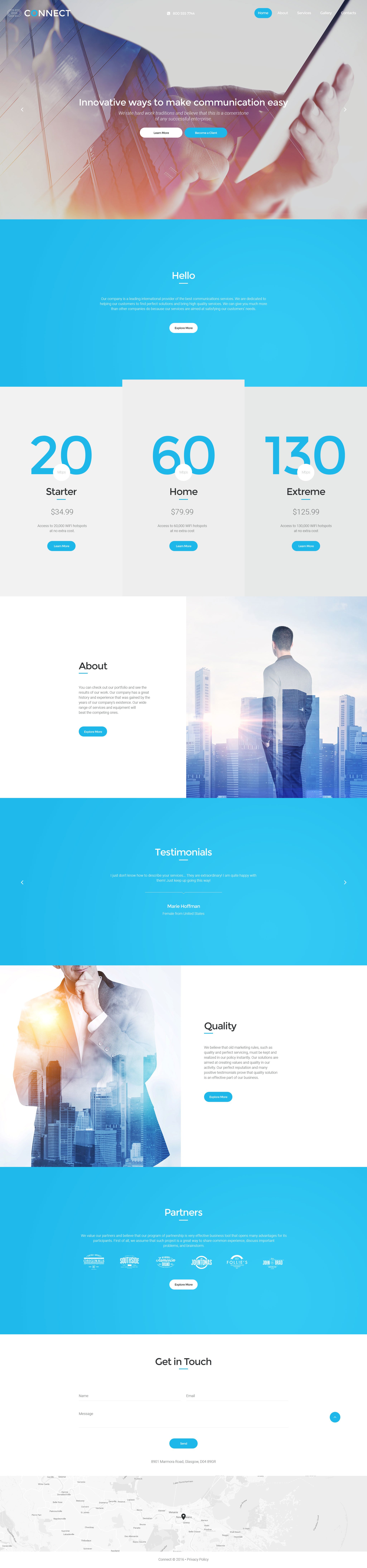 ISP Website Templates ISP HTML Templates