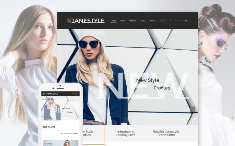 JaneStyle - Fashion Responsive Website Theme Big Screenshot JaneStyle - Fashion Website Template New Screenshots BIG