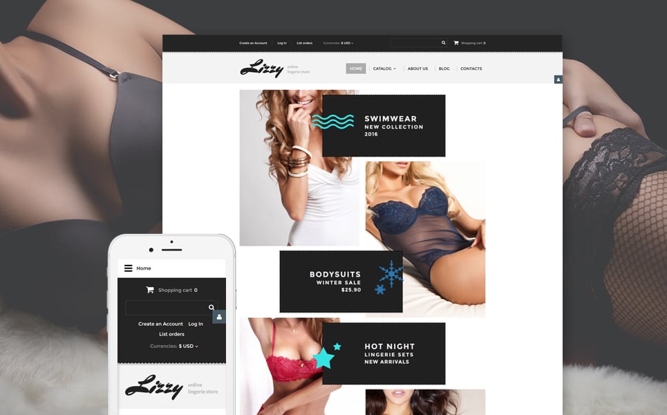 Lizzy VirtueMart Template New Screenshots BIG