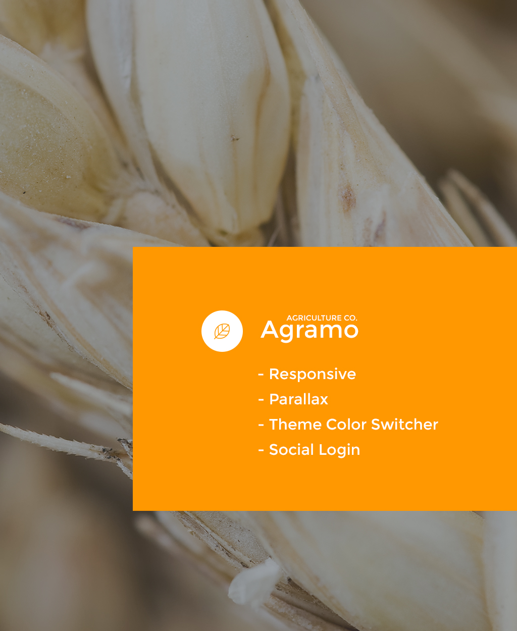 Plantilla Joomla Responsive para Sitio de Agricultura #58221