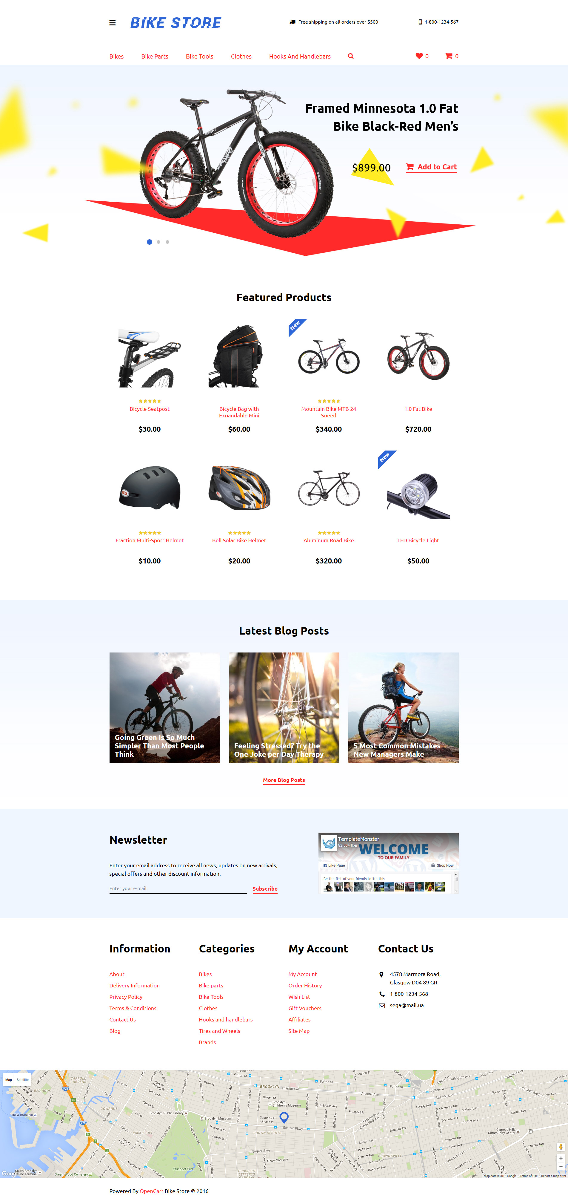 Responsivt OpenCart-mall #58232 - skärmbild