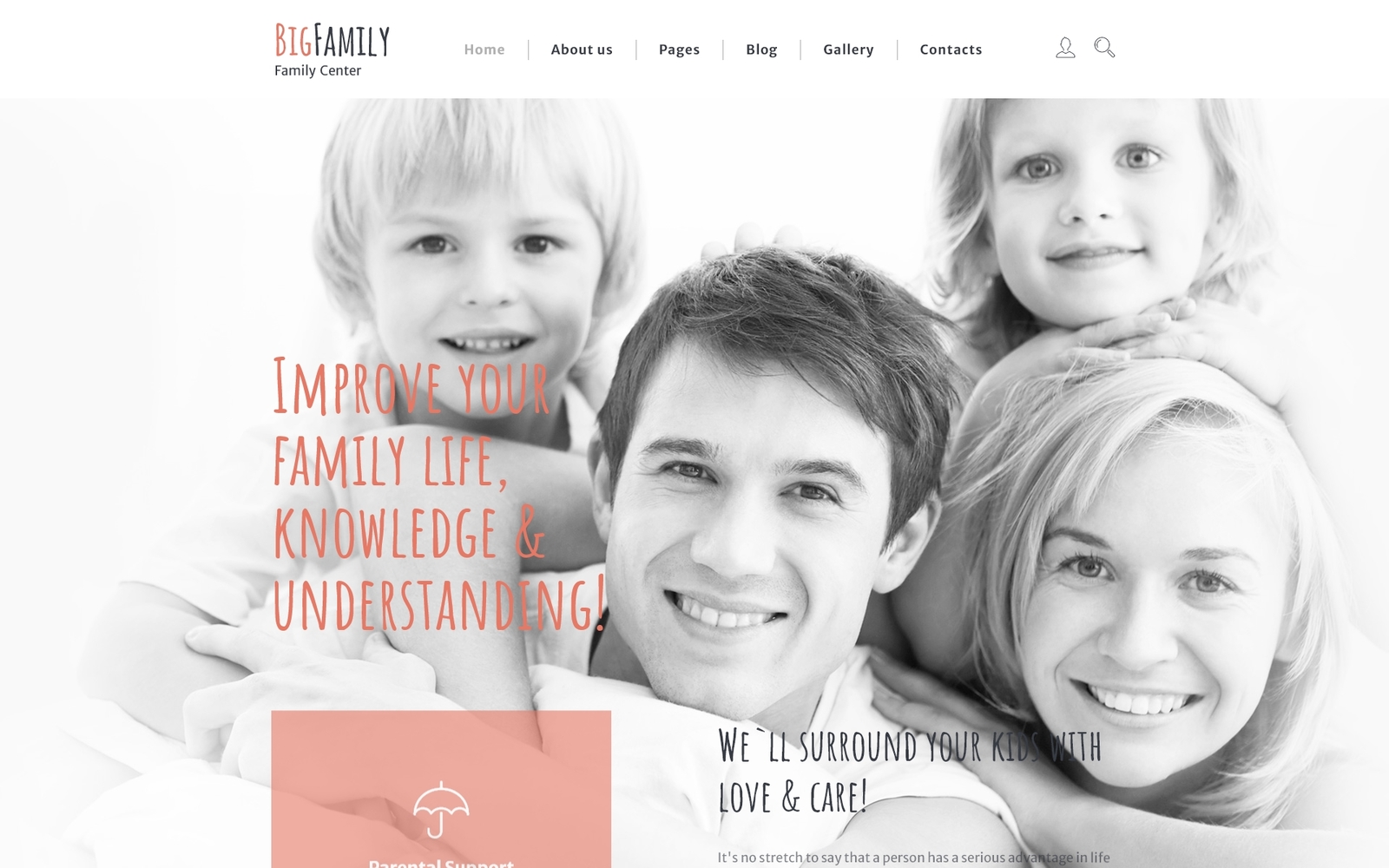Reszponzív Big Family Joomla sablon 58277