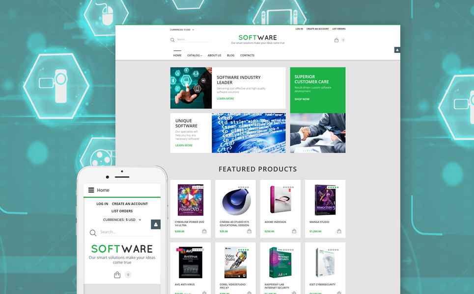 Software Responsive VirtueMart Template New Screenshots BIG