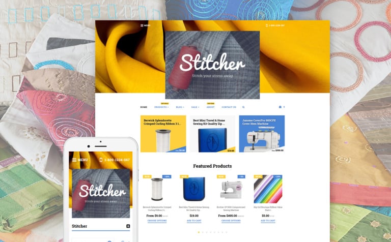 Stitcher Parallax Shopify Template Big Screenshot Stitcher Shopify Theme New Screenshots BIG