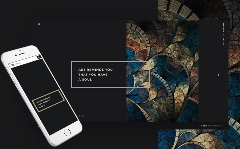 Art Bootstrap Joomla Template Big Screenshot Art Joomla Template New Screenshots BIG
