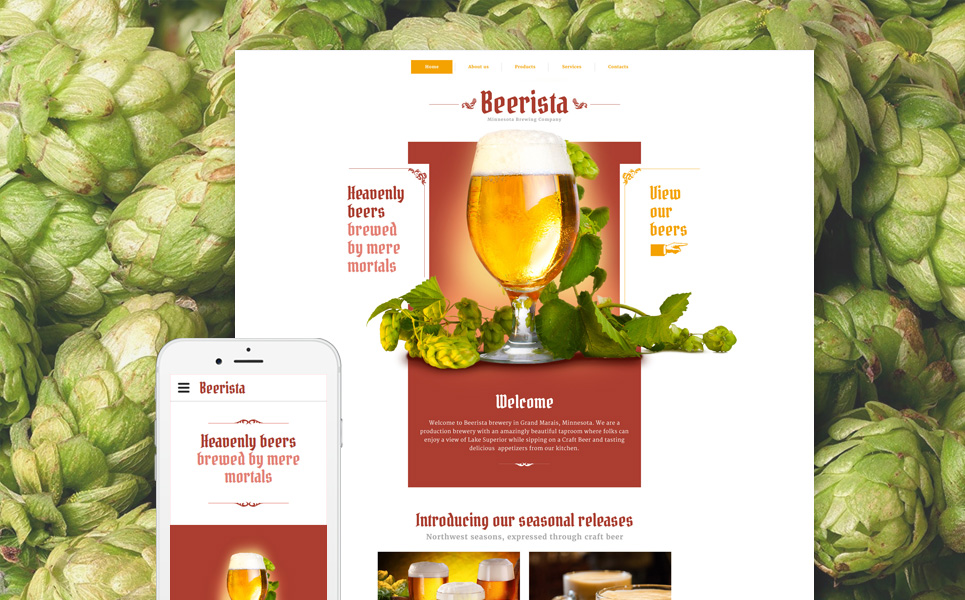 Brewery Web Template