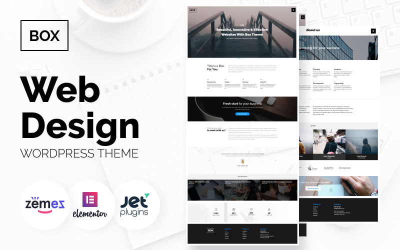 Box - Web Design Multipurpose Modern WordPress Elementor Theme WordPress Theme