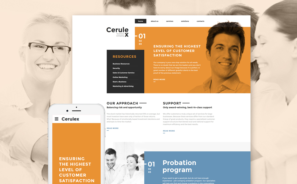 Cerulex Website Template New Screenshots BIG