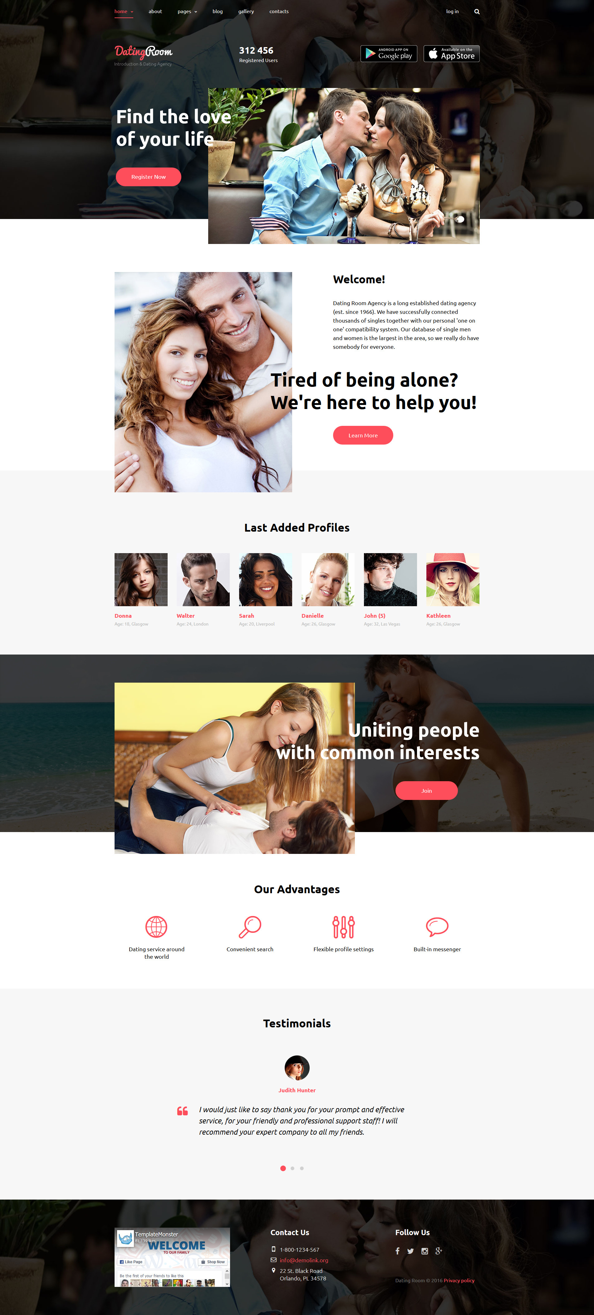 Joomla dating app