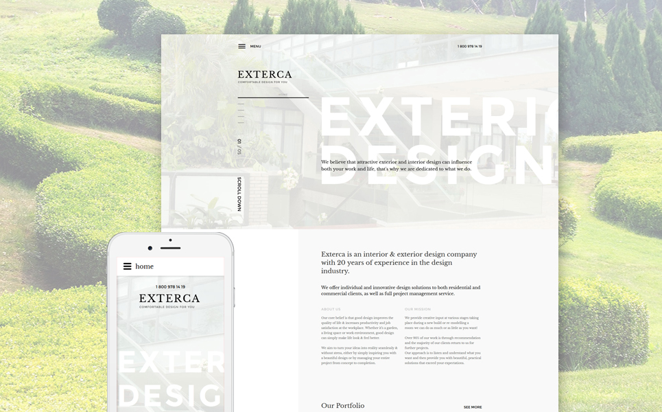 Exterca Joomla Template New Screenshots BIG