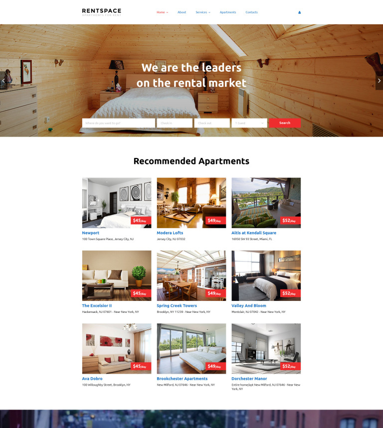  Real Estate Responsive Website Template