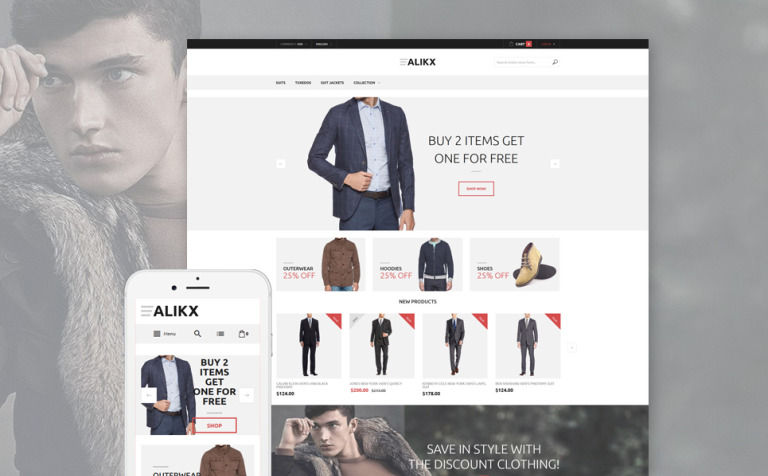 ALIKX Bootstrap Magento Theme Big Screenshot ALIKX Magento Theme New Screenshots BIG