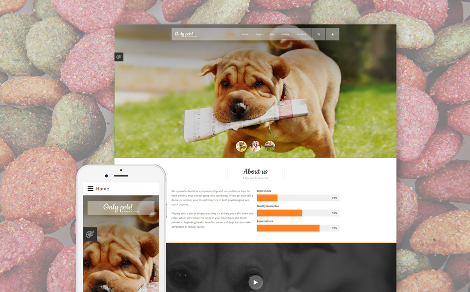 Animals  Pets Joomla Template New Screenshots BIG