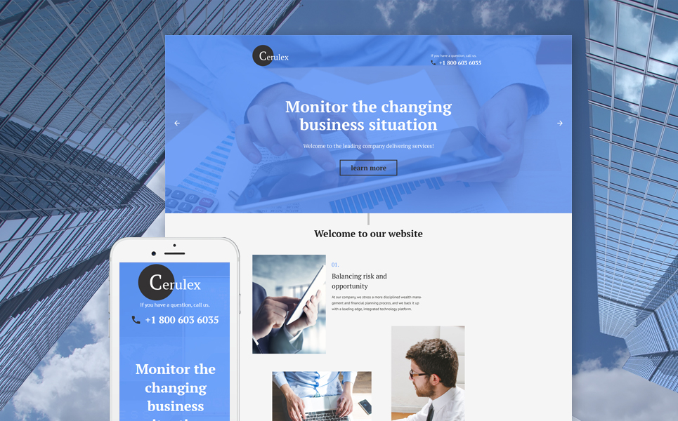 Cerulex Landing Page Template New Screenshots BIG