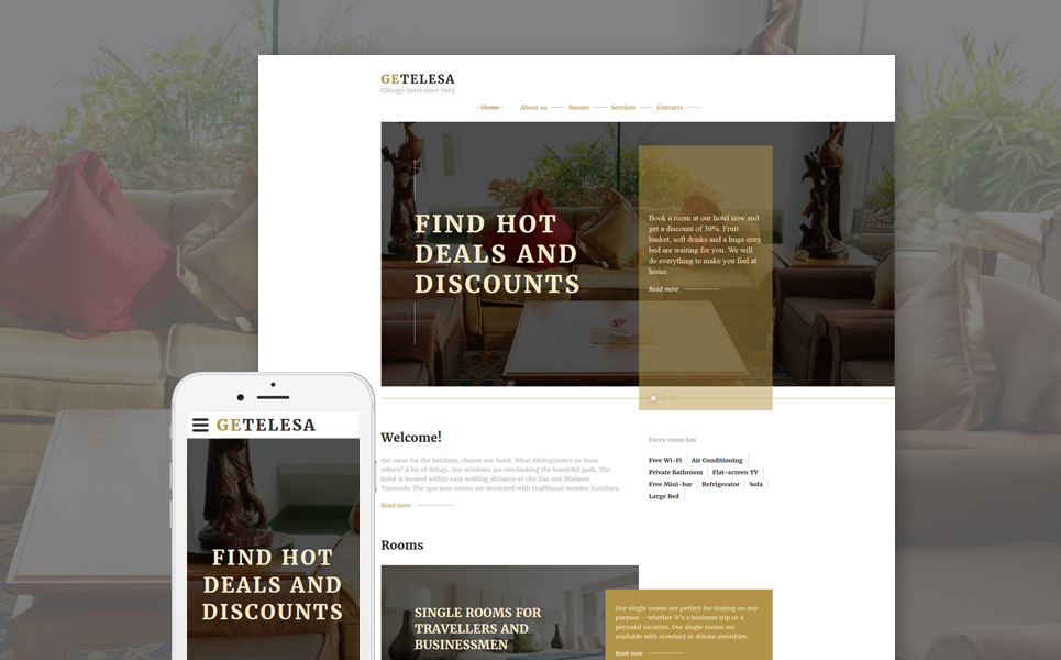 Getelesa Website Template New Screenshots BIG