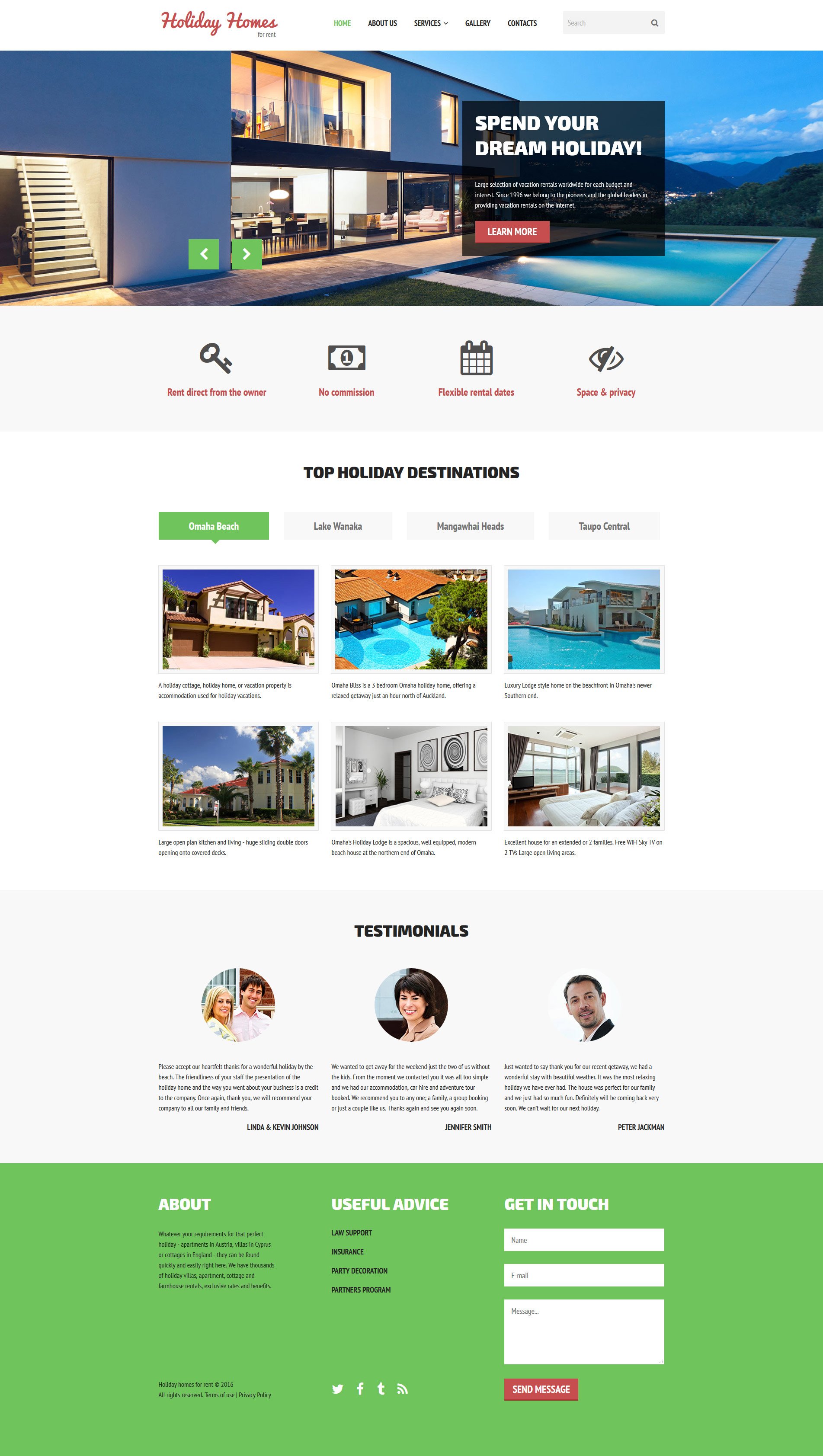 Property Website Template Free Download