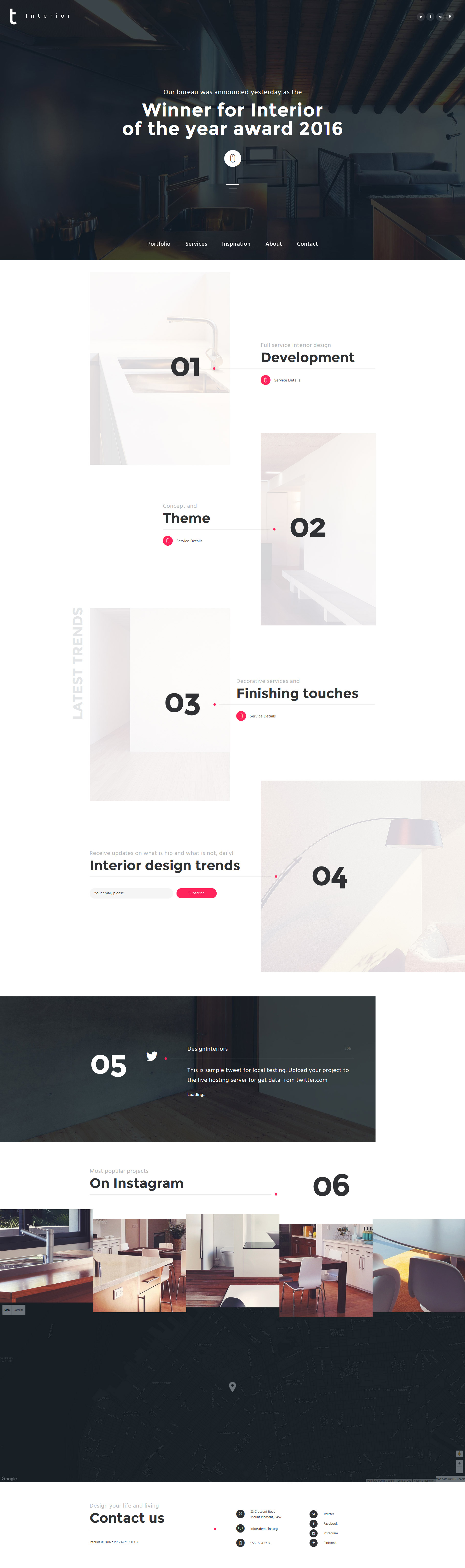 Responsive Interior Furniture Web Sitesi #58403 - Ekran resmi
