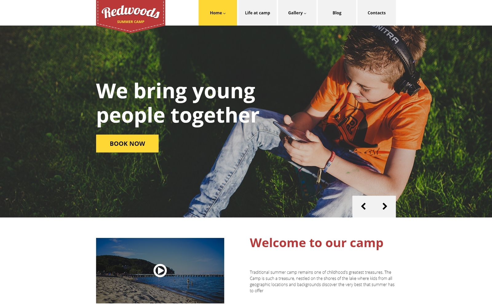 Tema De WordPress "Redwoods" #58465