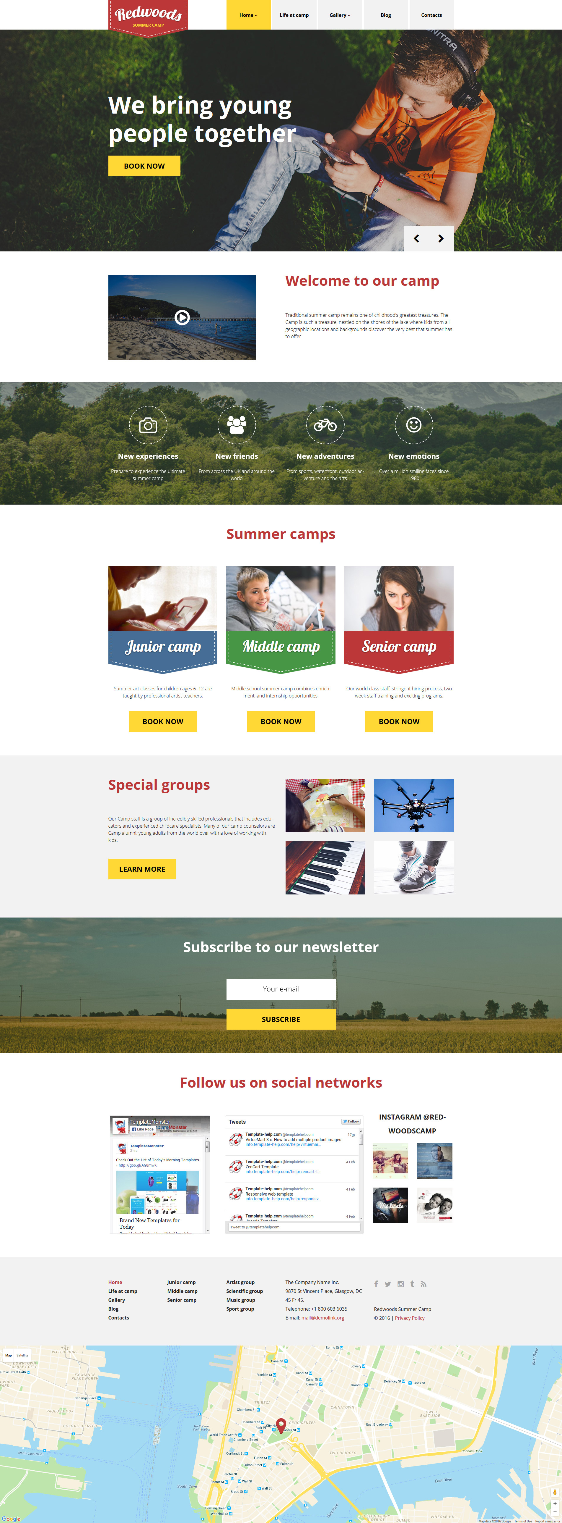 Tema De WordPress "Redwoods" #58465 - captura de pantalla