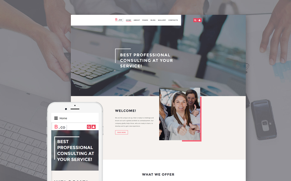 B.co Joomla Template New Screenshots BIG
