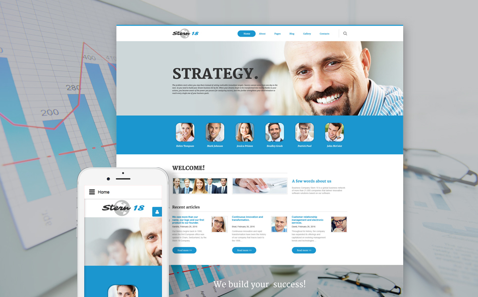 Business Responsive Joomla Template New Screenshots BIG