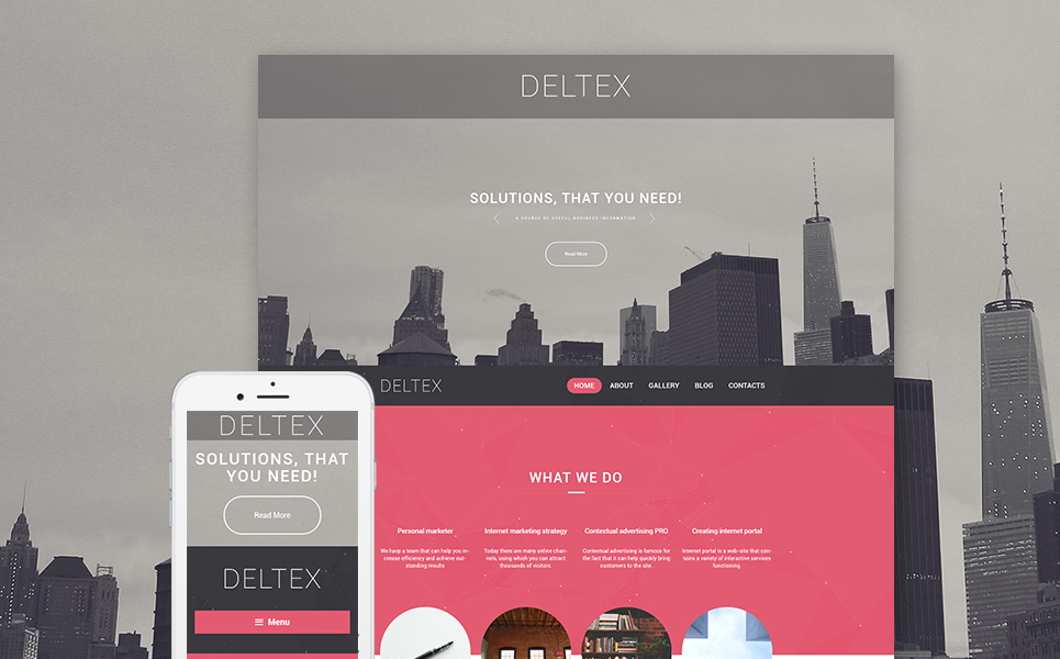 Deltex WordPress Theme New Screenshots BIG