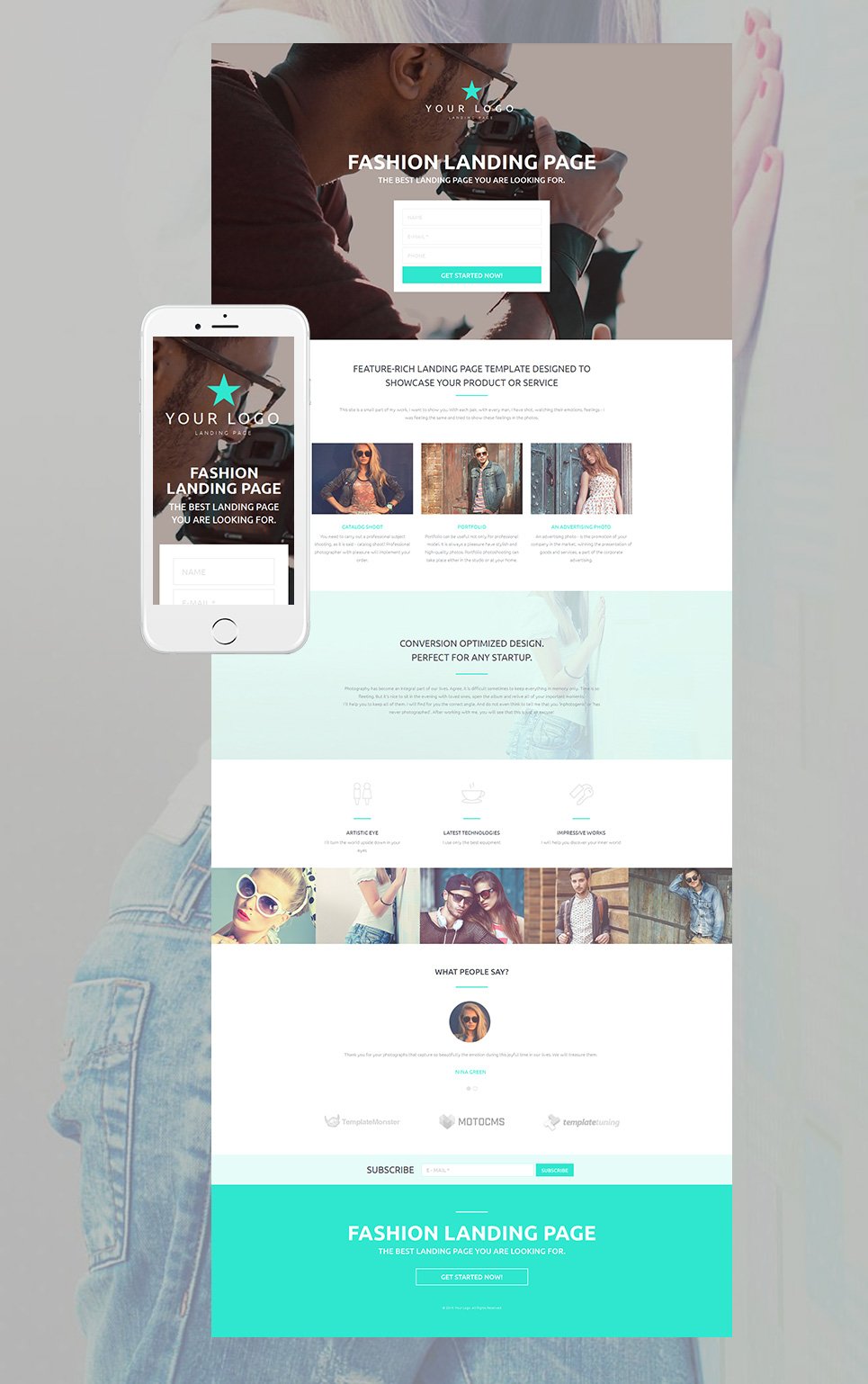 Fashion Responsive Moto CMS 3 Template New Screenshots BIG