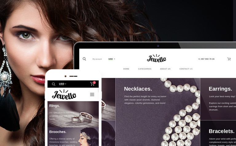 Jewellery Shop Responsive WooCommerce Theme Big Screenshot Jewellery Shop WooCommerce Theme New Screenshots BIG