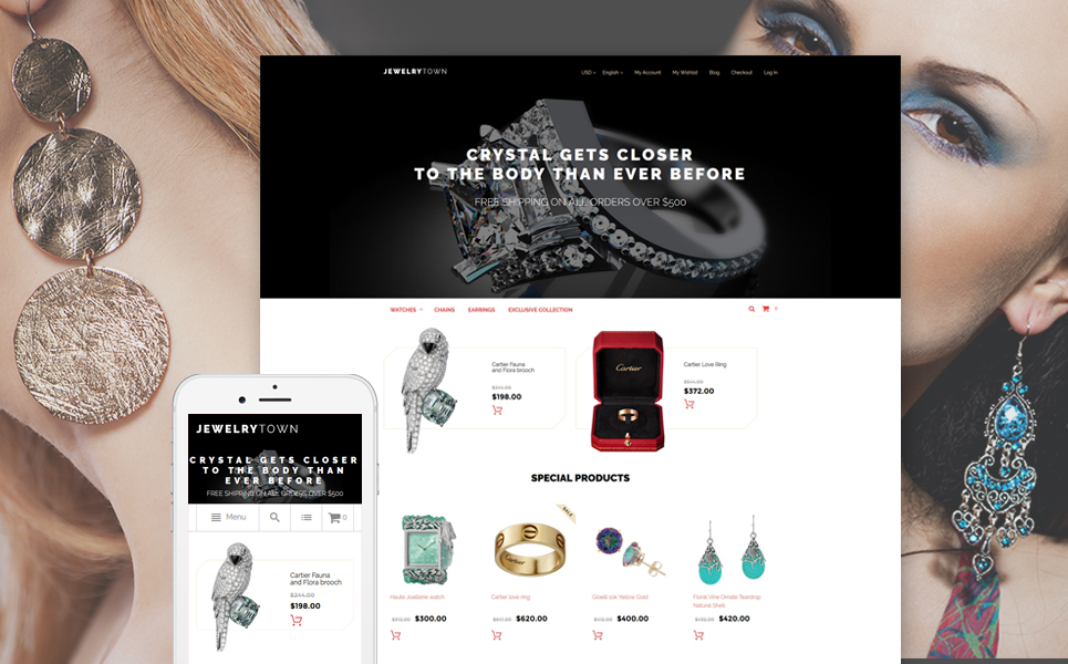 JewelryTown Magento Theme New Screenshots BIG