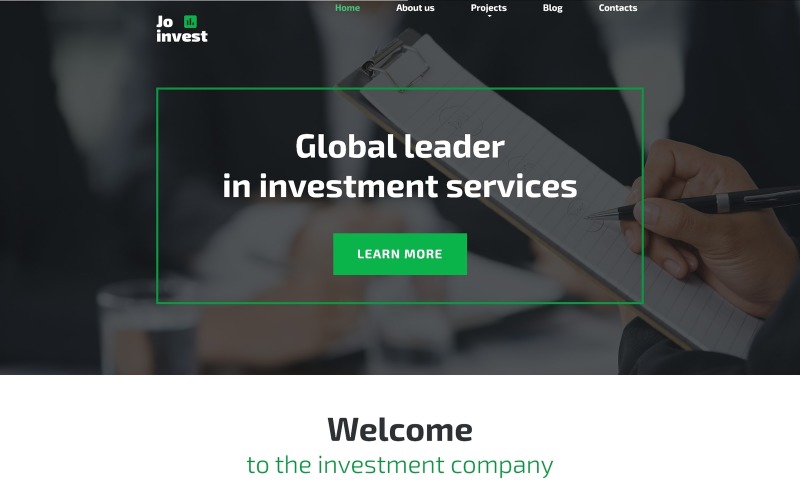 Jo Invest WordPress Theme