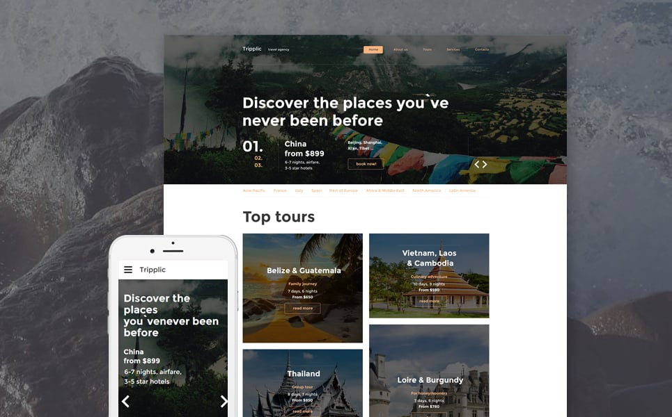 Tripplic Website Template New Screenshots BIG
