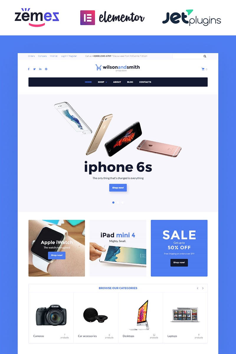 WooCommerce Theme namens "Tech Gadget" #58569