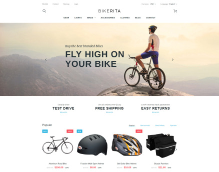 Bikerita PrestaShop Theme