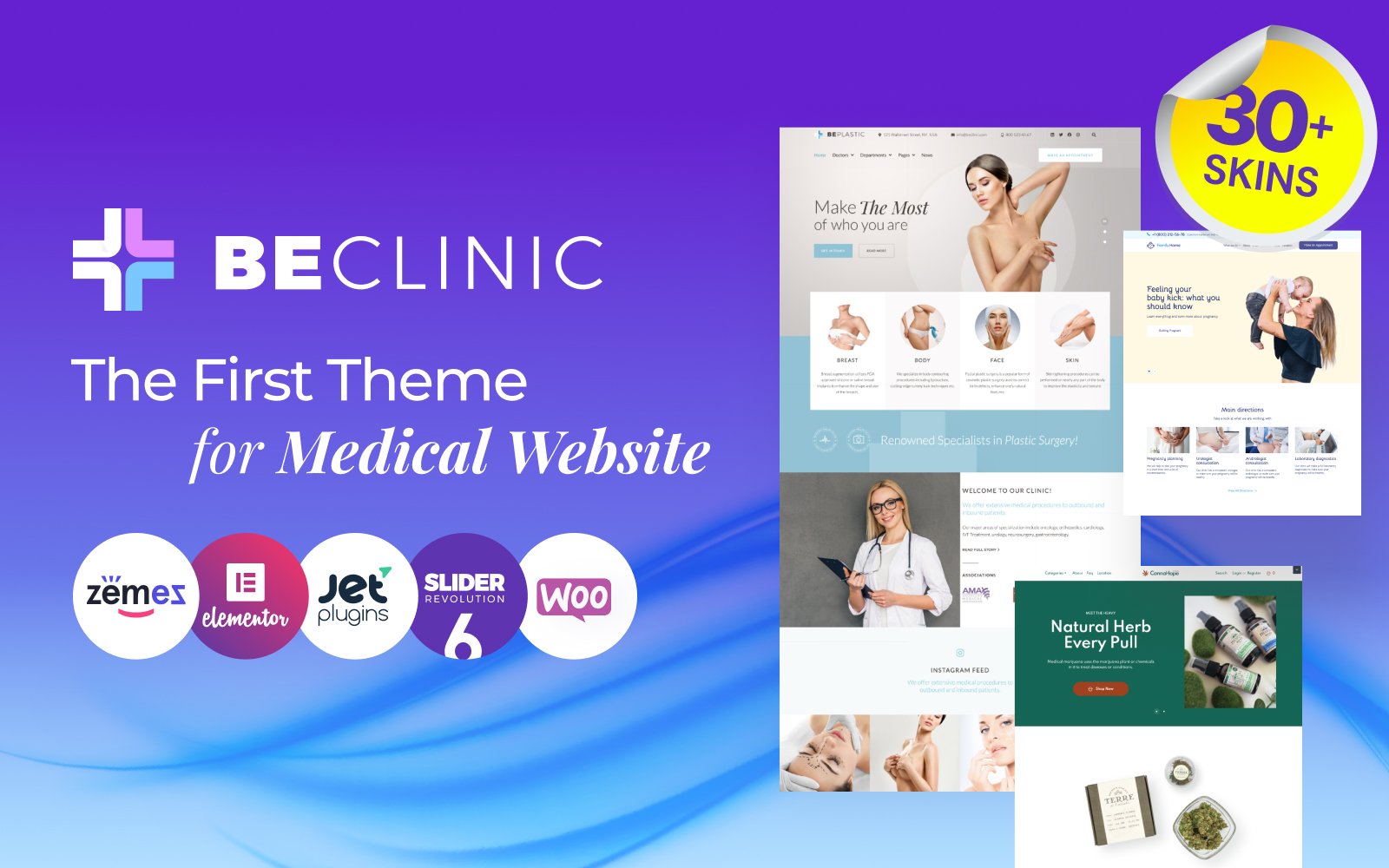 BeClinic - Multipurpose Medical Clean WordPress Theme