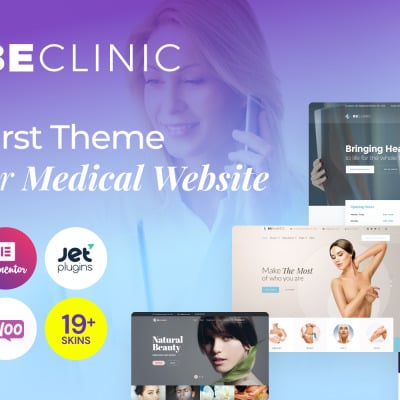 BeClinic - Tema WordPress multifunzione per centri medici #58654